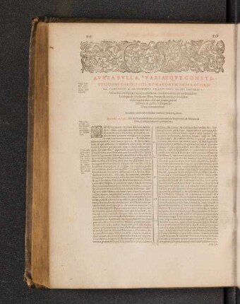 Aurea Bulla, Variaeque Constitutiones Caroli IIII. Romanorum Imperatoris