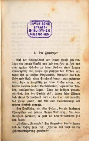 Berthold Auerbach's gesammelte Schriften, 8. Schwarzwälder Dorfgeschichten ; achter Band