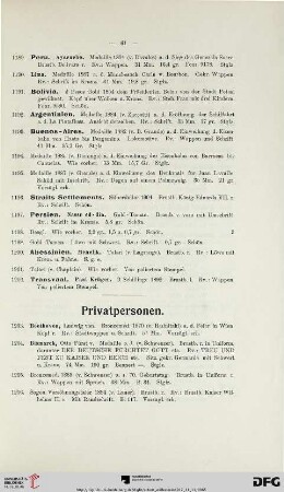 Privatpersonen (Nr. 1203-1246)