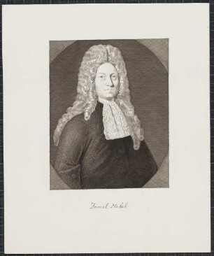 Icones Professorum Marpurgensium — Bildnis des Daniel Nebel (1664-1733)