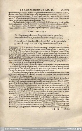 CAPUT SEPTIMUM. De reliquis progresionum, seu profectionum generibus.