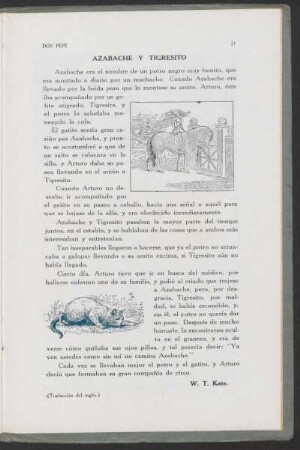 Azabache y Tigresito : (Traducción del inglés.)