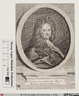 Bildnis Gottfried Wilhelm Leibniz