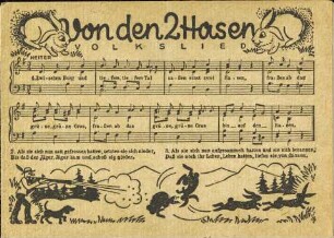 Von den 2 Hasen - Lieb' Heimatland ade! - Mein Blümchen - Geh aus mein Herz