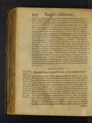 Observatio XC. Reconuentio an coram Paribus curiae locum habeat?