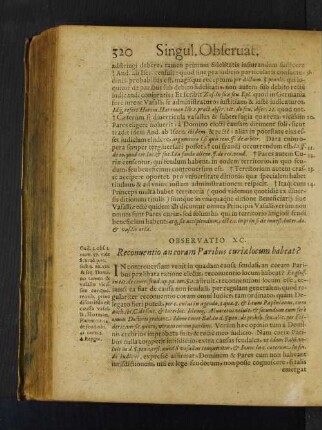 Observatio XC. Reconuentio an coram Paribus curiae locum habeat?