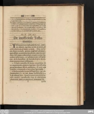 Tit. II. (III. 28. De inofficioso Testamento.