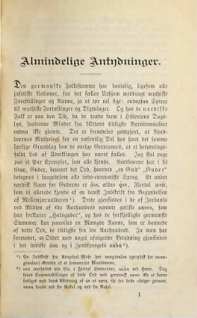 Studier over de nordiske gude- og heltesagns oprindelse, I