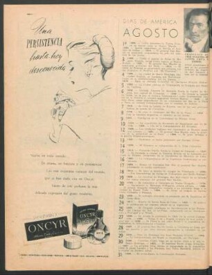 Agosto : Días de América