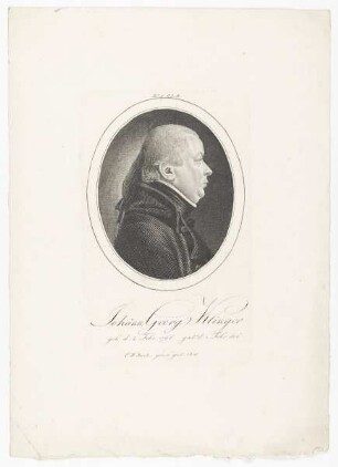 Bildnis des Johann Georg Klinger