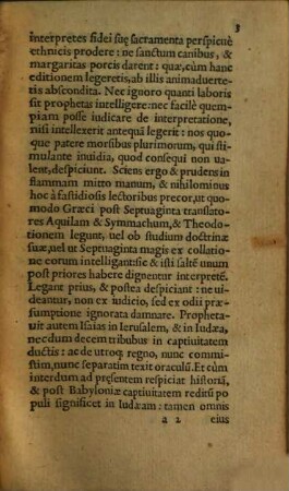 Biblia Sacra : Iuxta uulgatam editionem ad uetustißima exemplaria castigata, [4]. Prophetae