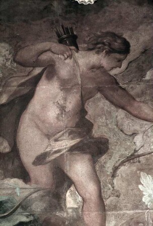 Diana und Apollo töten die Kinder der Niobe