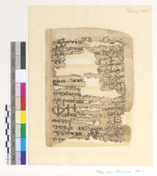 [Psalmodia] : Fragm. copt. Pischoi Psalmod. 140