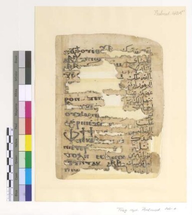 [Psalmodia] : Fragm. copt. Pischoi Psalmod. 140