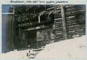 Foto der Außenansicht der Schaltstelle "Höhe 830"