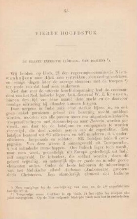 Vierde hoofdstuk. De eerste expeditie (Köhler, van Daalen)