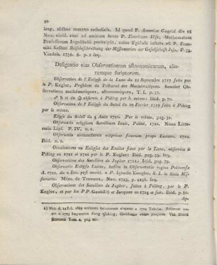 Designatio eius Obseruatioum astronomicarum, aliorumque scriptorum