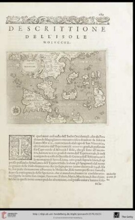 Descrittione dell‘ Isole Molucche