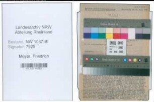 Entnazifizierung Friedrich Meyer , geb. 18.04.1906 (Reg.Rat)