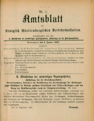 5. Januar-29. Dezember = No. 1-121