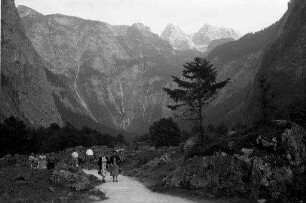 Obersee: Weg zwischen Königsee und Obersee
