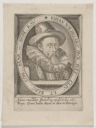 Bildnis des Iohan. Wilhelmvs, Dvx Ivli. Cliv.