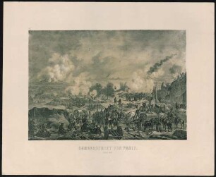Bombardement Von Paris : Januar 1871
