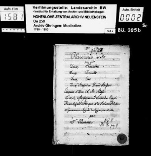 Franz Krommer: Bläsermusik in B-Dur; für zwei Oboen, zwei Klarinetten, zwei Horn, zwei Fagotte und ein Kontrafagott; Werkverzeichnis: PadK 4.1, WalK 45/1, EckK 45.1.