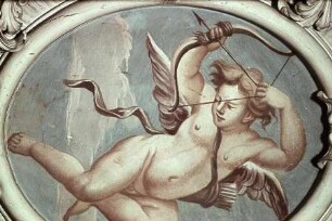 Cupid mit Pfeil und Bogen