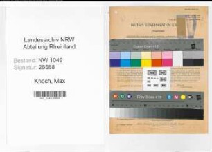 Entnazifizierung Max Knoch , geb. 01.05.1891 (Brandmeister)