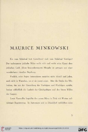 Maurice Minkowski
