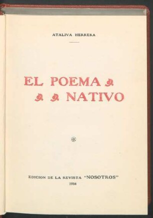 El poema nativo