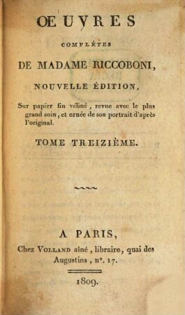 Oeuvres complètes de Madame Riccoboni, 13. Histoire d'Ernestine