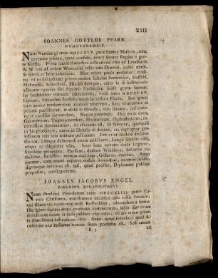 Joannes Gottlob Pfarr Numburgensis.