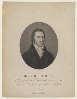 Bildnis des Dr. G. Hermes