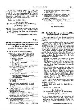 Schulgelderhebung an den staatlichen Höheren Schulen in Preußen : [Erziehung] ; [Für Preußen] ; [Amtliche Erlasse] ; [Amtlicher Teil]