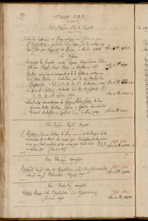 Aus hiesiger Kasse bezahlt. - Vom Übersezer [Jakob Mauvillon] verehrt. - Vom Verfasser [Adolph von Knigge] verehrt.