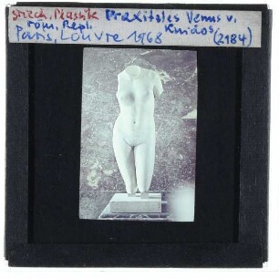 Praxiteles (nach), Aphrodite (Venus von Knidos, Louvre)