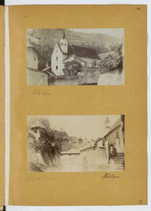 St. Maria Loreto und Kapuzinerkloster, Klausen: Ansichten (aus: Skizzen- und Fotoalbum 13)
