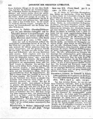 Winterthur, b. Steiner: Bekenntnisse merkwürdiger Männer von sich selbst. Fortgesetzt von XX. Vierter Band. 382 S. 8. 1801.