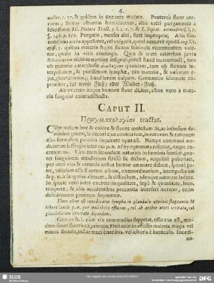 Caput II. [...] tractat