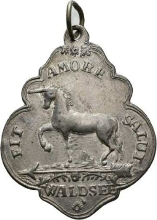 Medaille der Sebastiansbruderschaft aus Waldsee, 1777