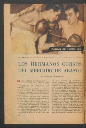 Los "Hermanos corsos del Mercado de Abasto"