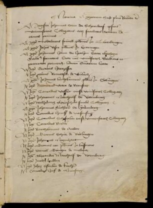 Winterhalbjahr 1477/1478. Rektorat Johannes Nauclerus