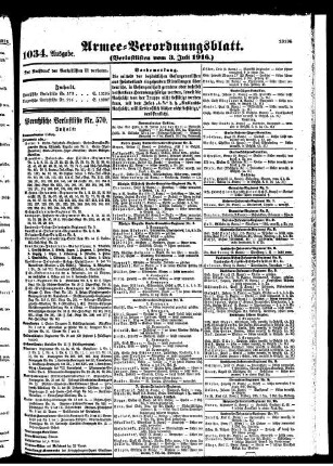 1034.Ausgabe. Montag, 3. Juli 1916
