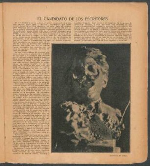 El candidato de los escritores