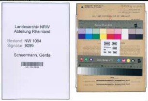 Entnazifizierung Gerda Schuermann , geb. 31.05.1908 (Sekretaerin)