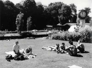 Das Aussen Sole Schwimmbecken in Bad Rothenfelde