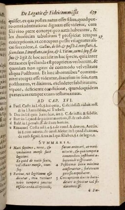 [Caput XVII. De partu legitimo, eiusque tempore.]