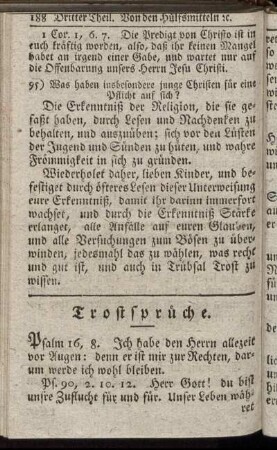 Trostsprüche.